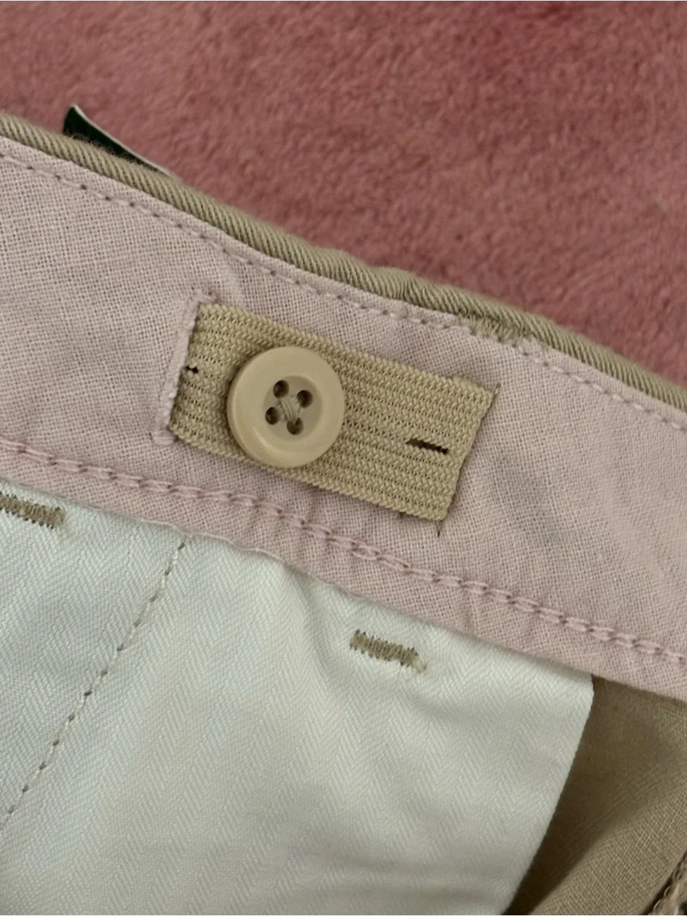 Gap Kids 98% Cotton Boys Beige Chino Pants NWT  Size 12